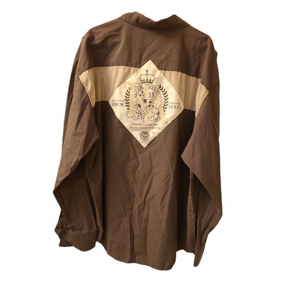 Red Ape Authentic Button Up Long Sleeve Shirt 5XL 1933 Truth Wisdom Excellence - Picture 3 of 5